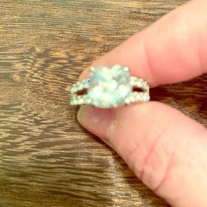 Silver CZ ring size 7